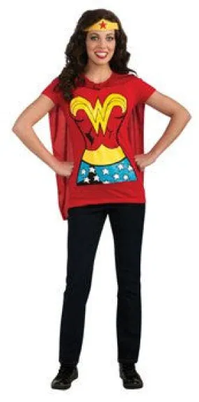 Adult Wonder Woman Shirt Set