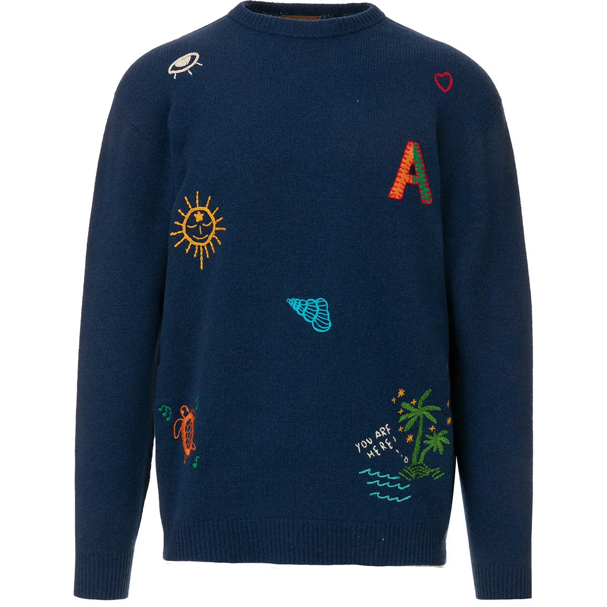 Alanui The Sound of The Ocean Crewneck Sweater