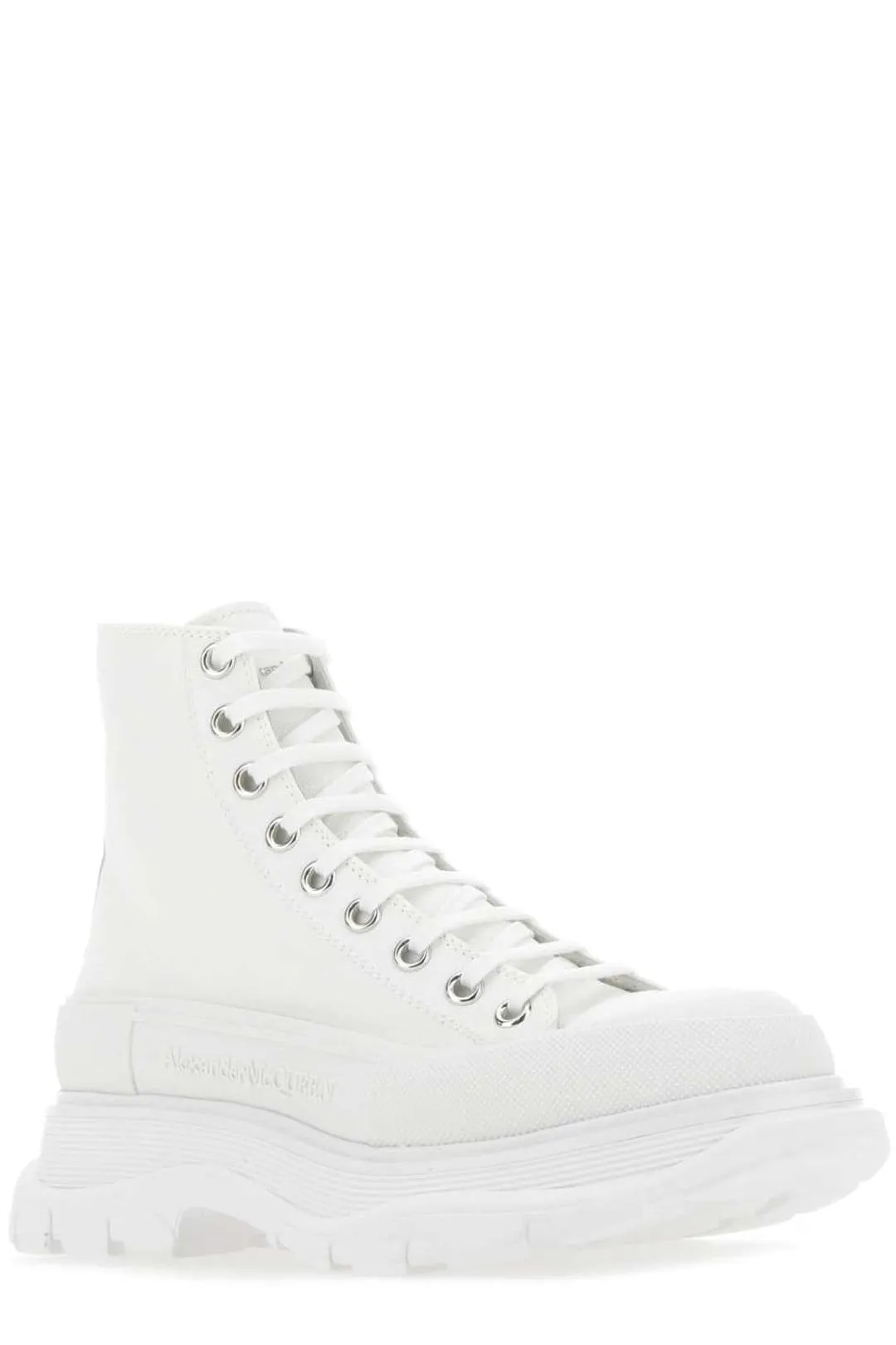 Alexander McQueen Tread Slick Lace-Up Boots