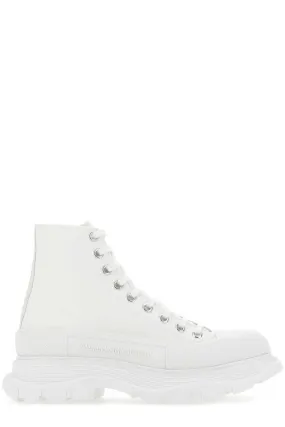 Alexander McQueen Tread Slick Lace-Up Boots