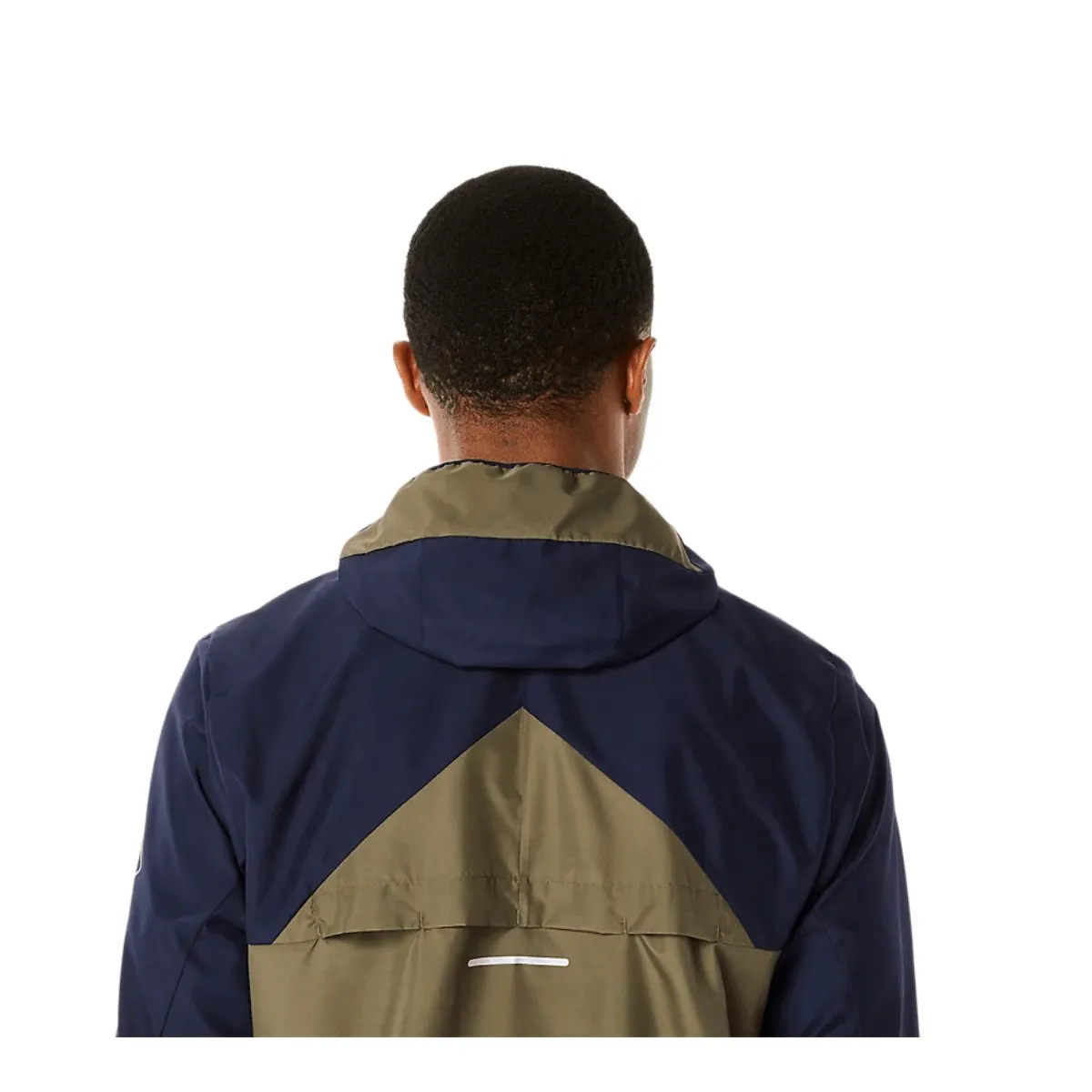 Anorak Asics Fujitrail Navy Blue Green