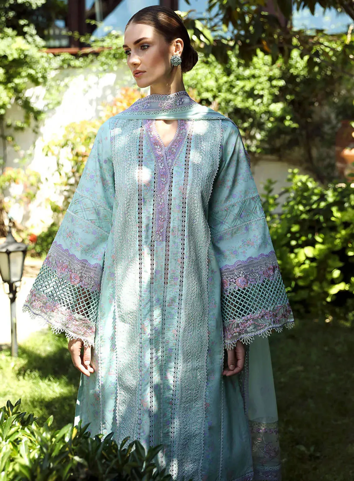 Aylin By Republic WomensWear Embroidered Lawn 3 Piece Unstitched Suit RW24A D8-A