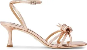 Badgley Mischka Loyalty 60mm leather sandals Gold