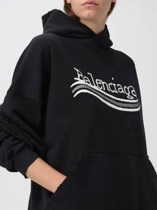 BALENCIAGA  |Cotton Logo Hoodies & Sweatshirts