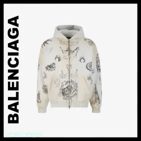 BALENCIAGA  |Logo Hoodies & Sweatshirts