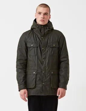 Barbour Brindle Wax Jacket - Fern Green