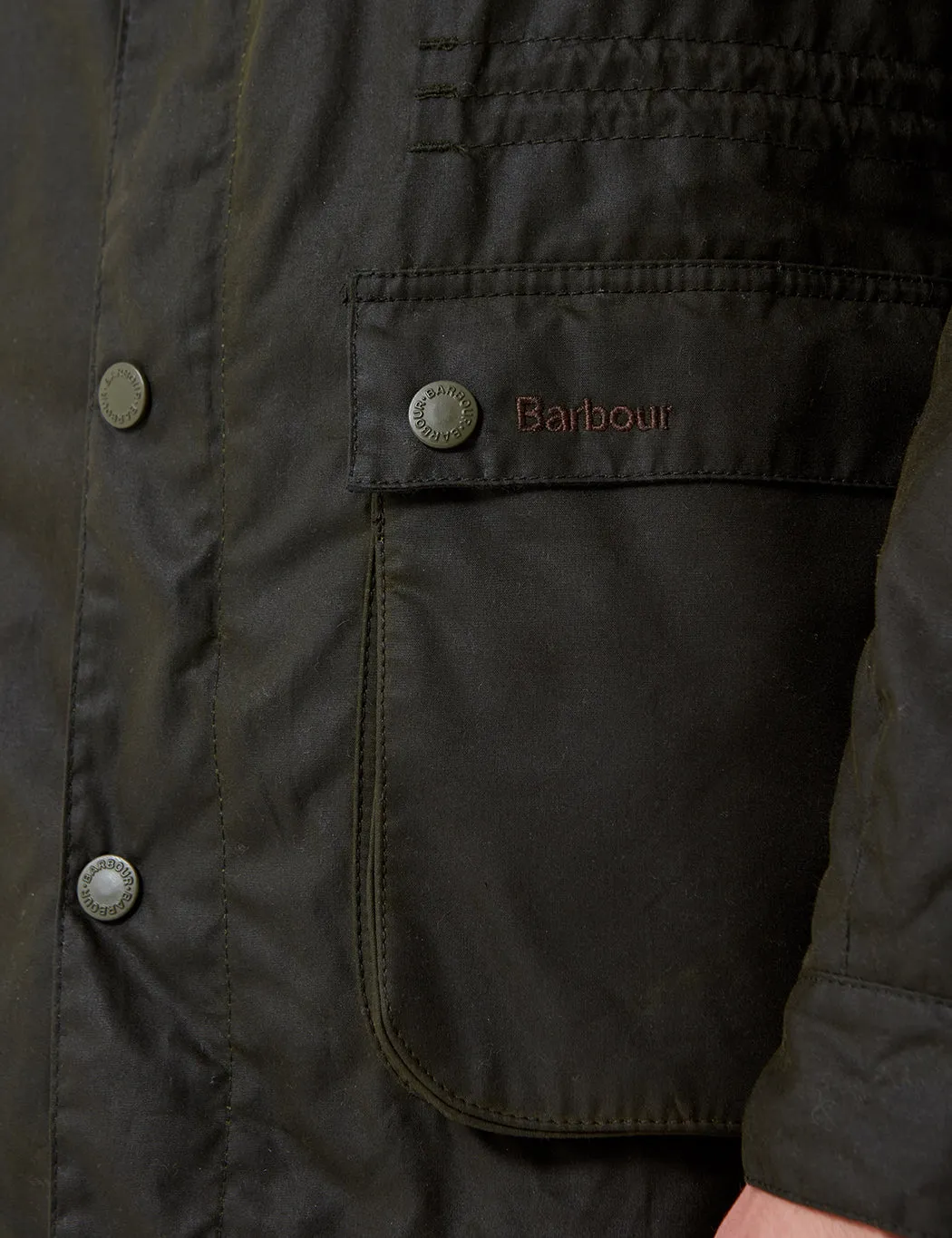 Barbour Brindle Wax Jacket - Fern Green