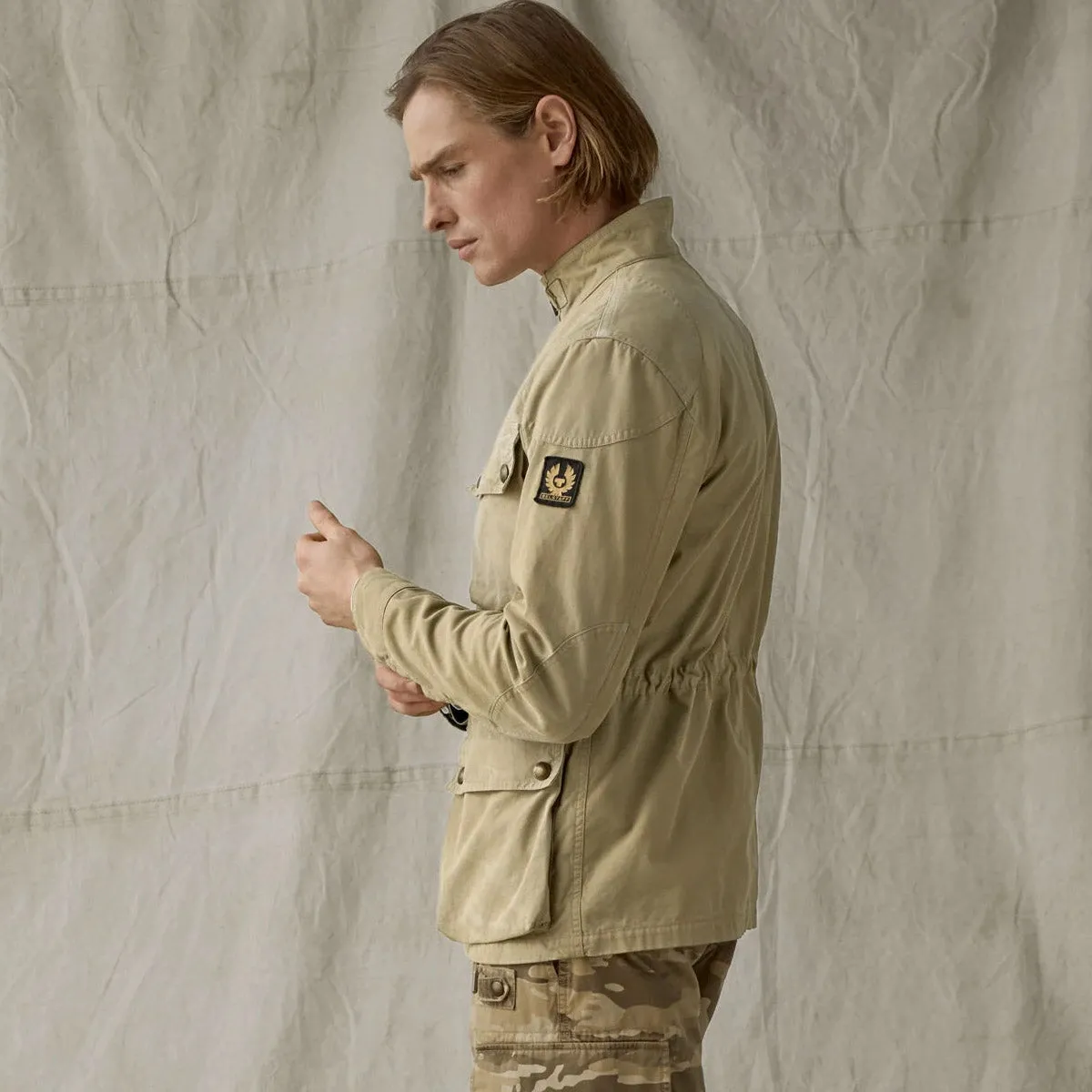 Belstaff - Fieldmaster Vintage Jacket in Beige Cotton Canvas