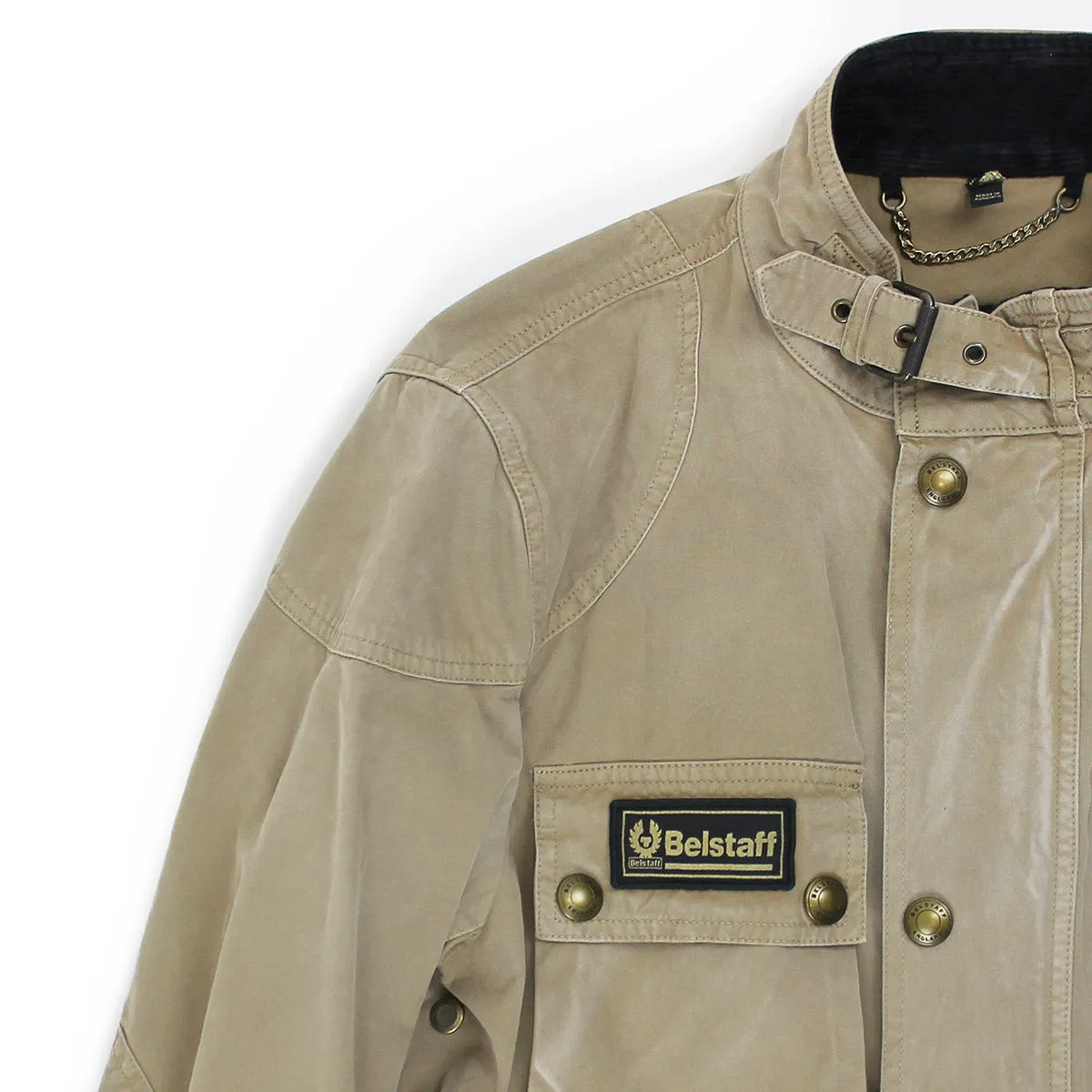 Belstaff - Fieldmaster Vintage Jacket in Beige Cotton Canvas