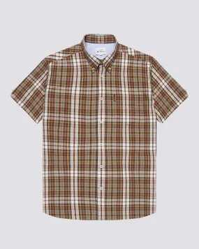 Ben Sherman Linear Check Shirt Dijon