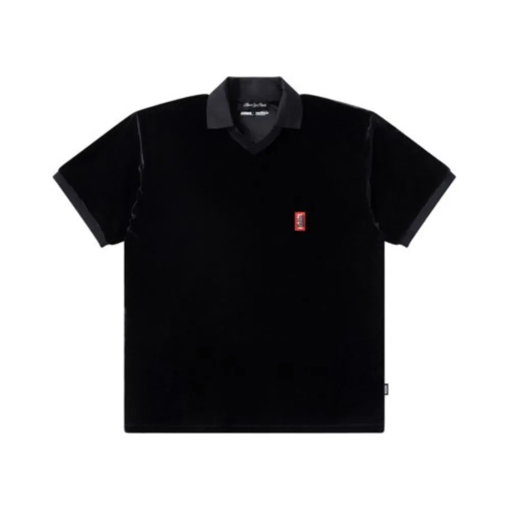 BlackEyePatch  |Street Style Plain Short Sleeves Logo Skater Style Polos