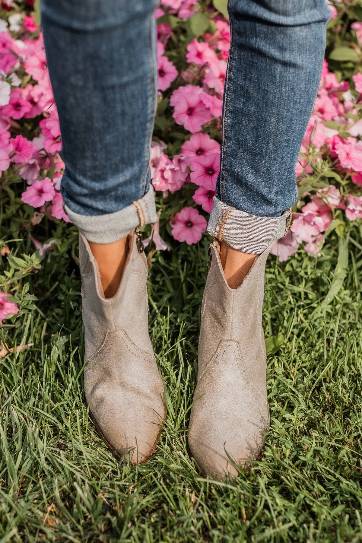 Blowfish Spangle Booties- Sand