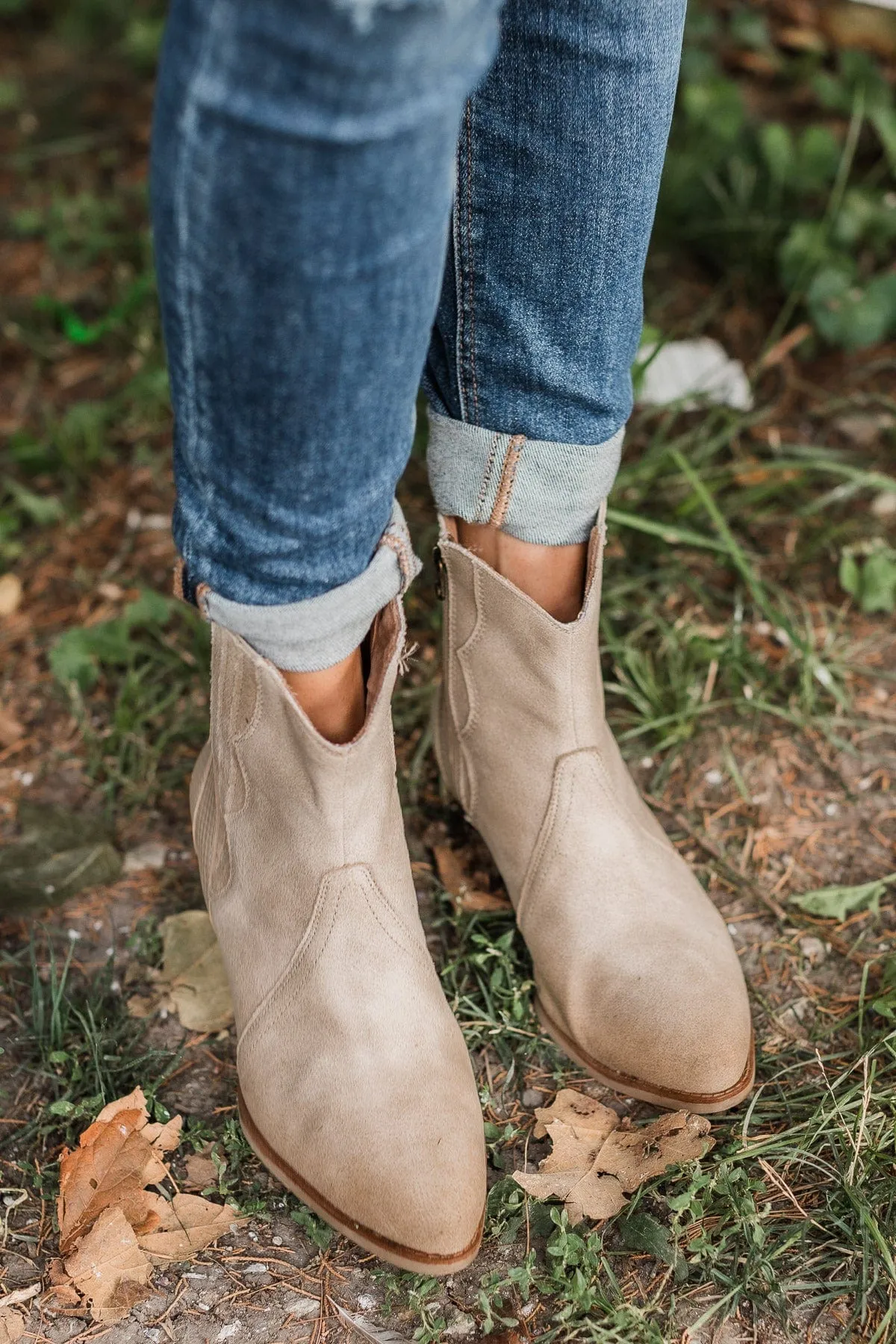 Blowfish Spangle Booties- Sand