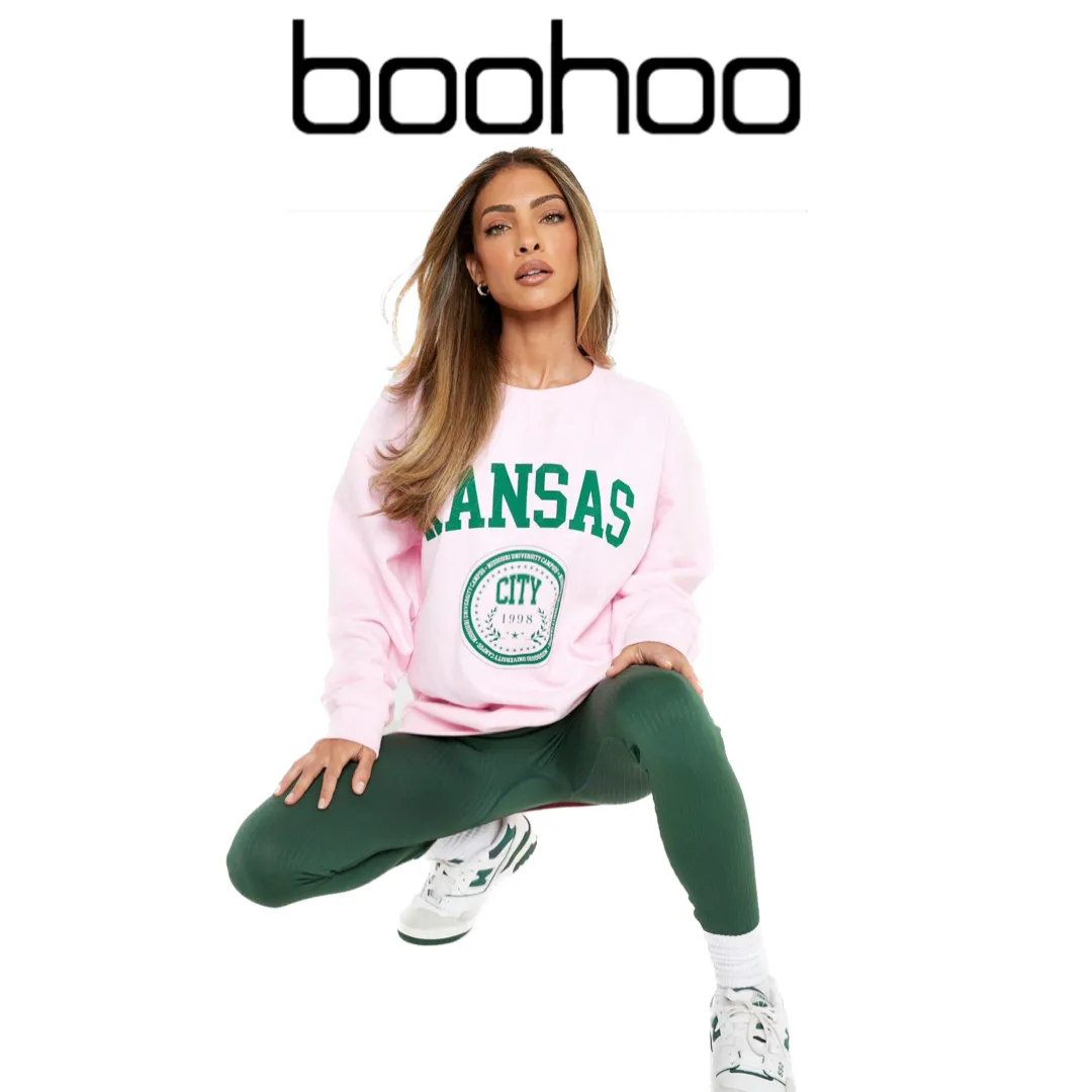 boohoo  |Logo Hoodies & Sweatshirts