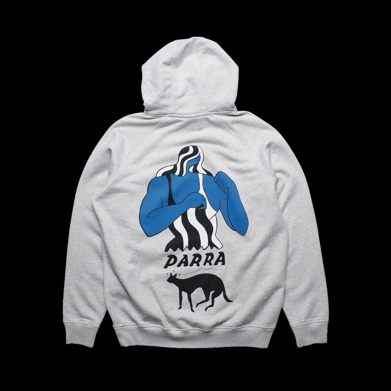 By Parra Cat Defense Hoodie (Heather Grey)