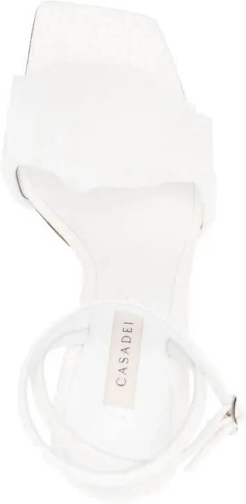 Casadei Geraldine Helen 100mm sandals White