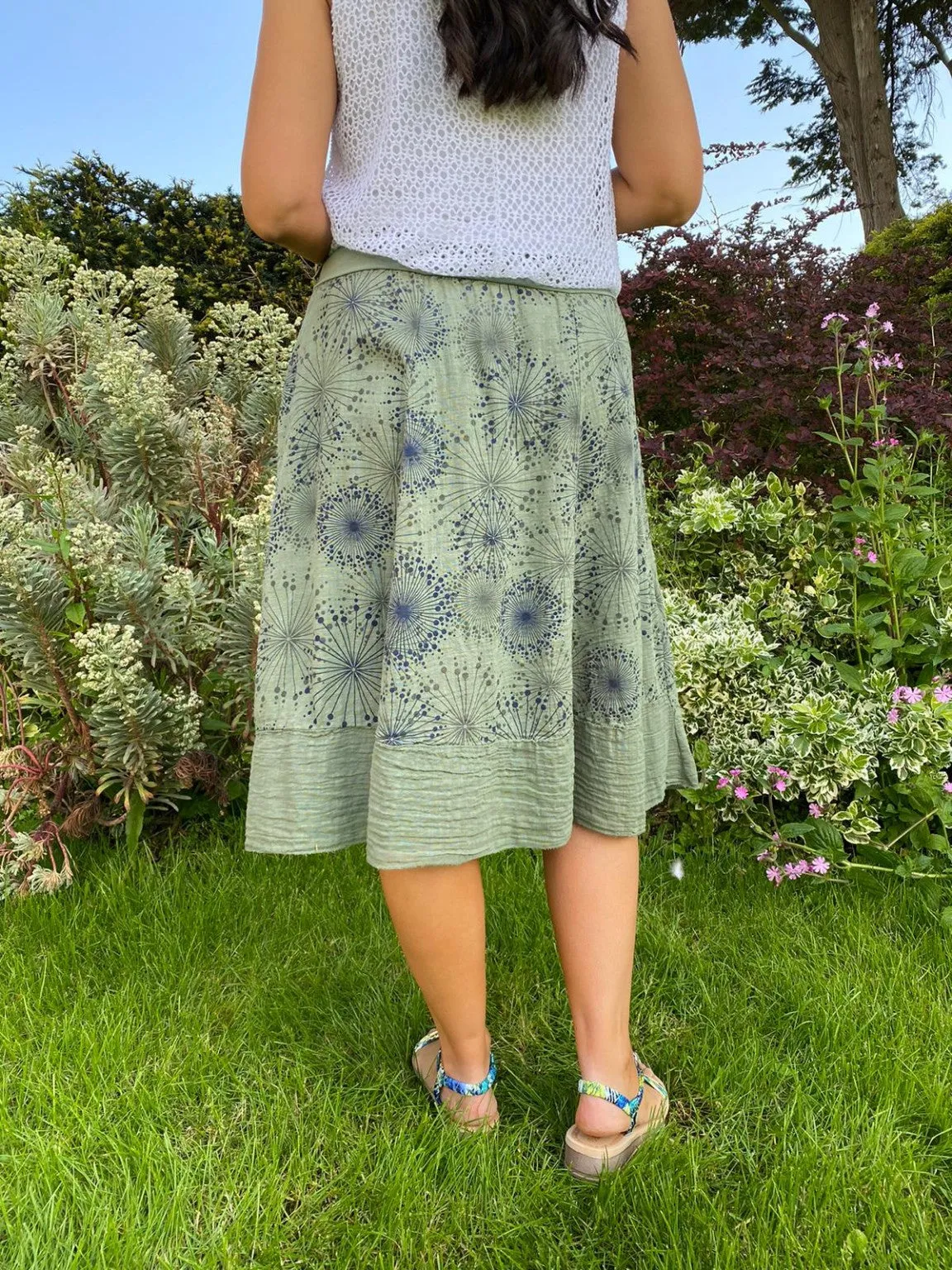 Dandelion Pattern Skirt