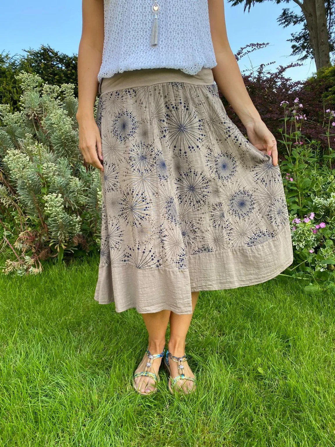 Dandelion Pattern Skirt