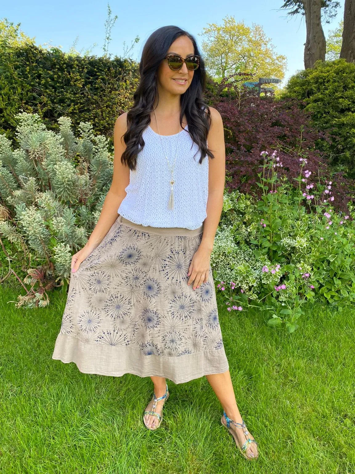 Dandelion Pattern Skirt