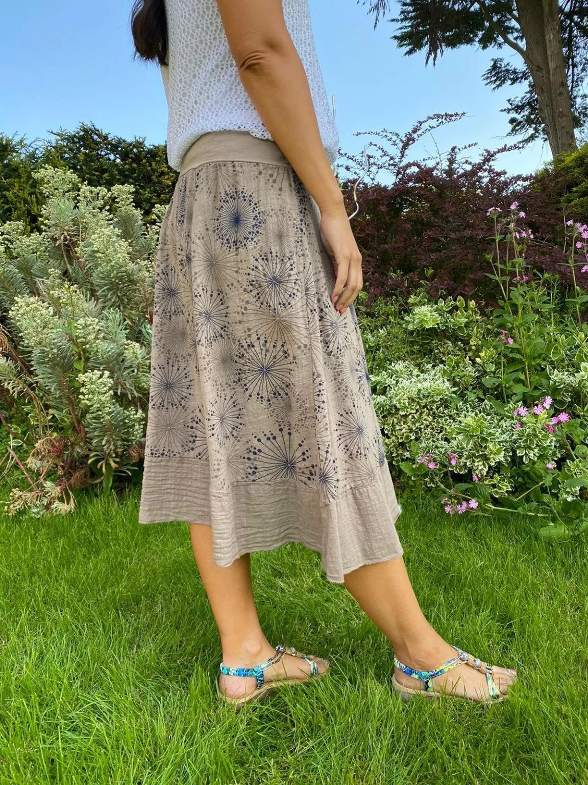 Dandelion Pattern Skirt