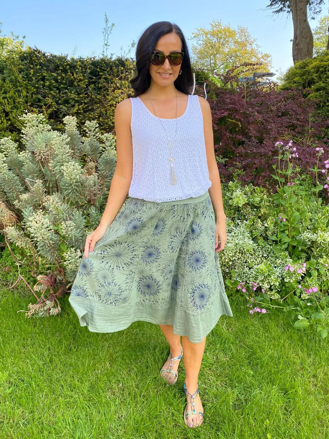 Dandelion Pattern Skirt