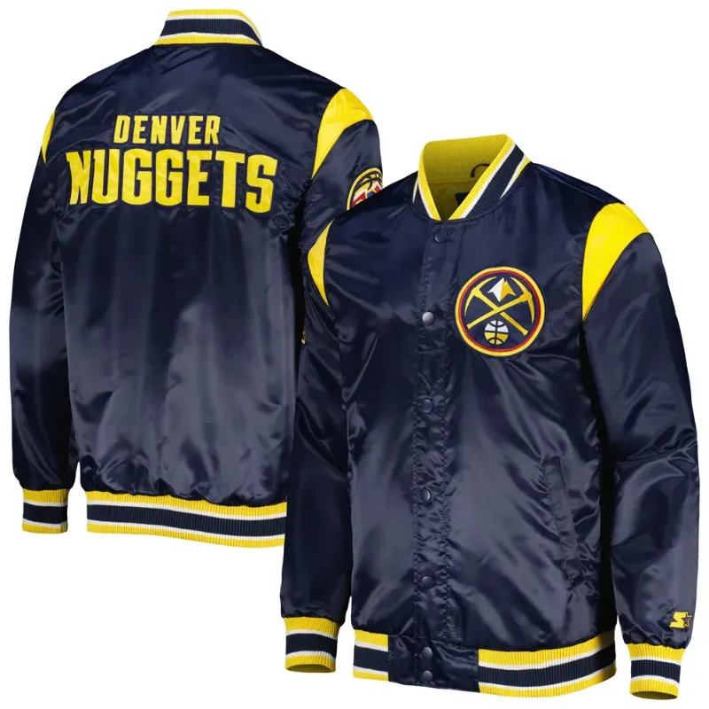 Denver Nuggets Satin Jacket - William Jacket