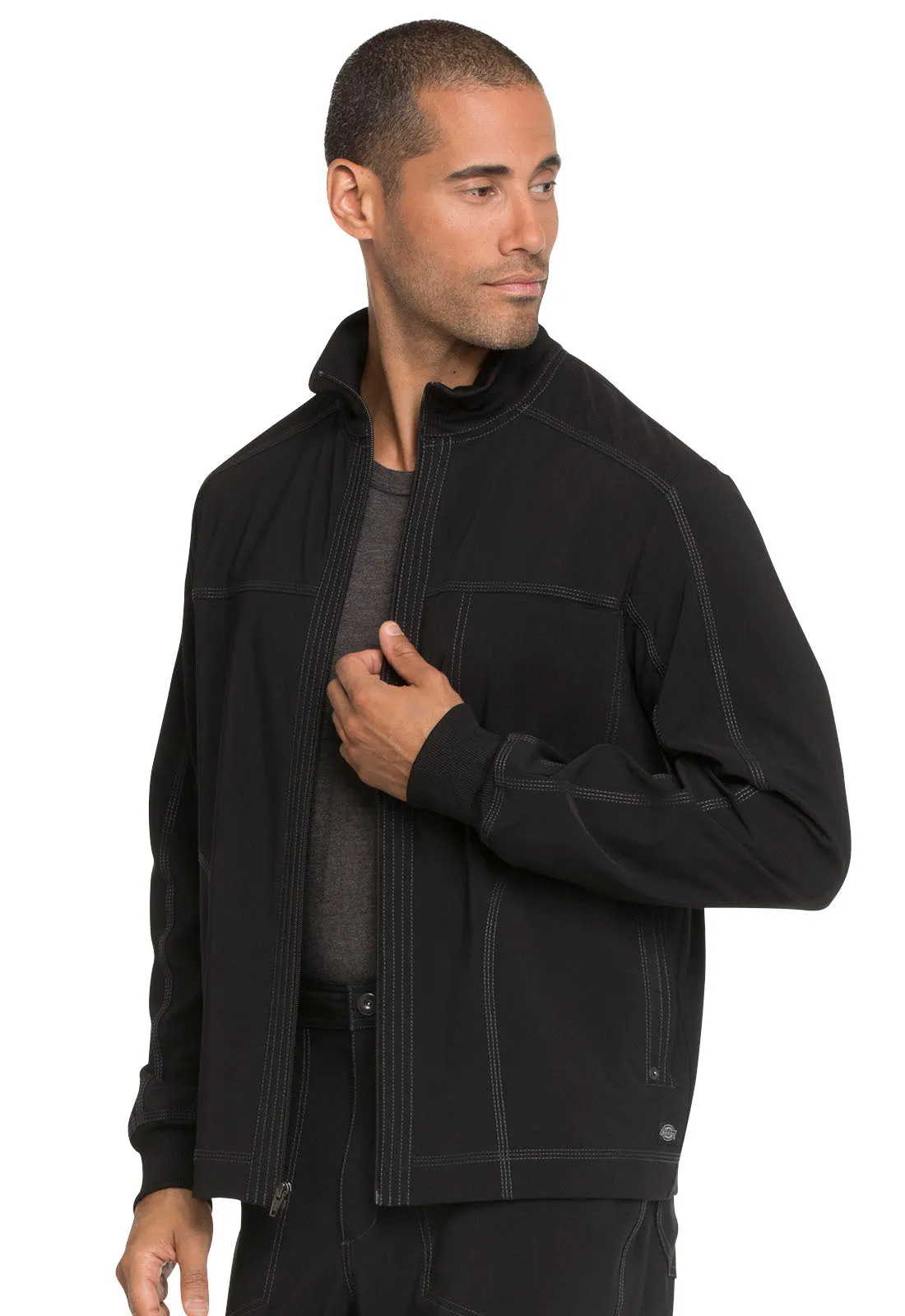 Dickies Advance Solid Tonal Twist Men's Zip Front Jacket