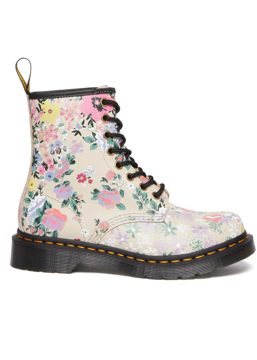 Dr. Martens 1460 Parchment Leather Boots Beige