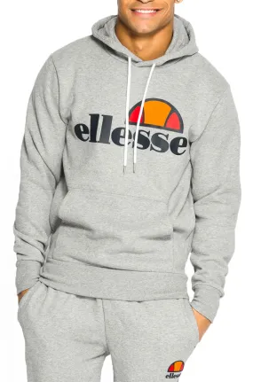 Ellesse Gottero Logo Overhead Hoodie Athletic Grey Marl