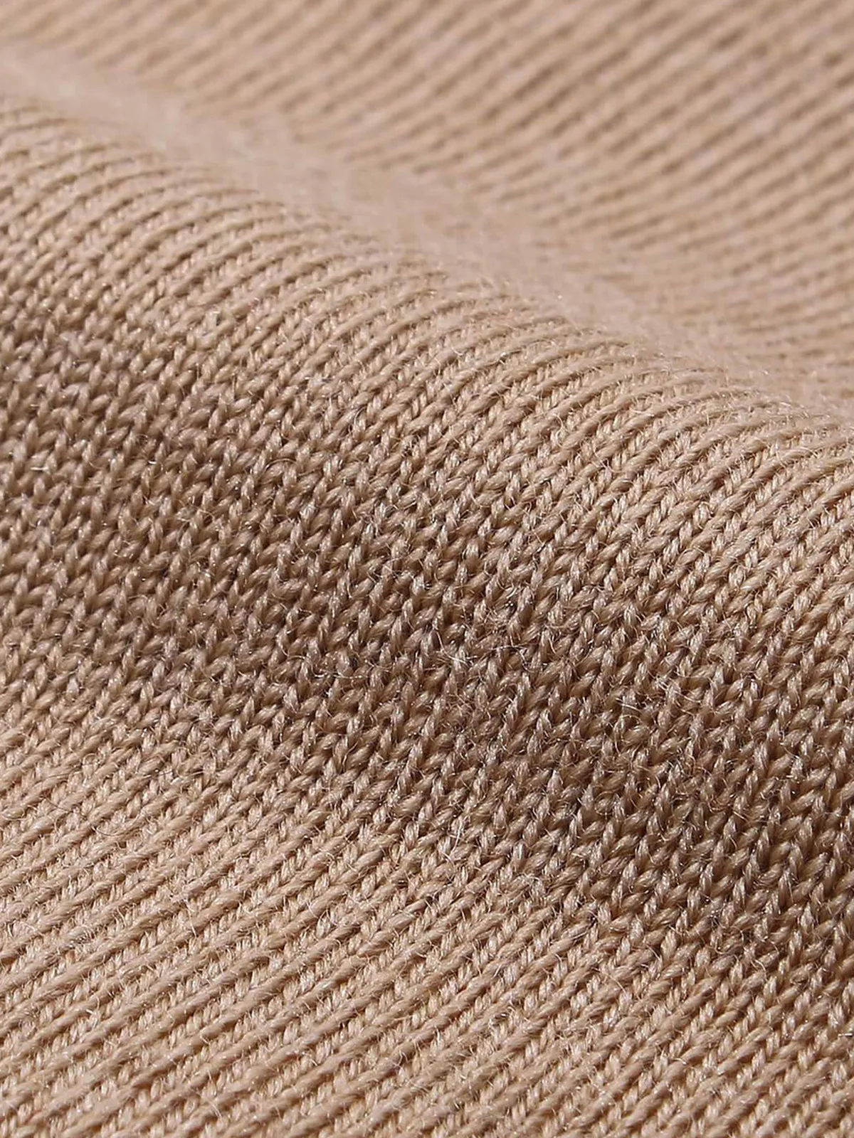 Extrafine Merino Polo Beige