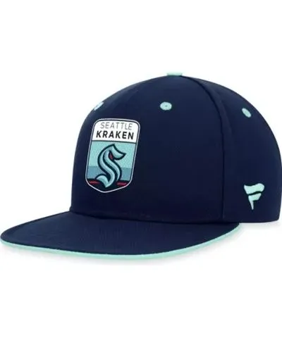 Fanatics Men's NHL Fanatics Deep Sea Seattle Kraken 2023 NHL Draft Snapback Hat