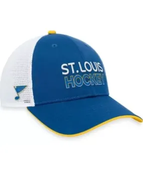 Fanatics Men's NHL Fanatics St. Louis Blues Authentic Pro Alternate Jersey Adjustable Trucker Hat