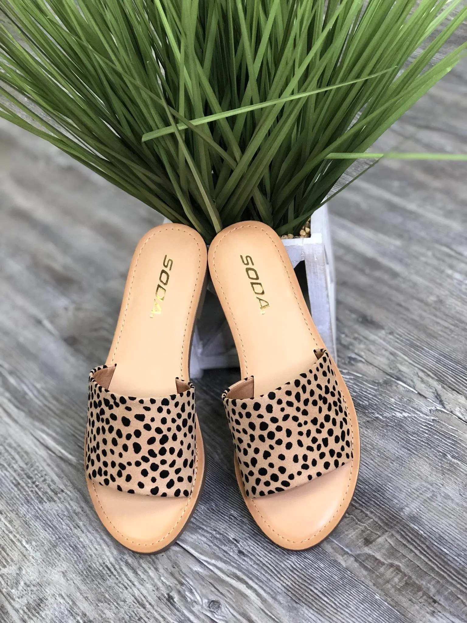 Follow Along Sandal Cheetah Print