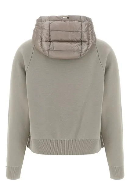 HERNO  |Plain Cotton Hoodies & Sweatshirts