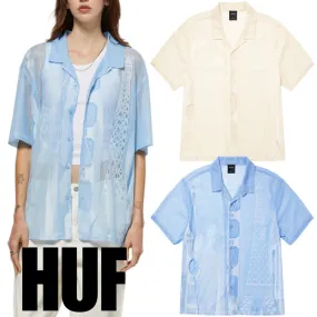 HUF  |Unisex Street Style Logo Skater Style T-Shirts