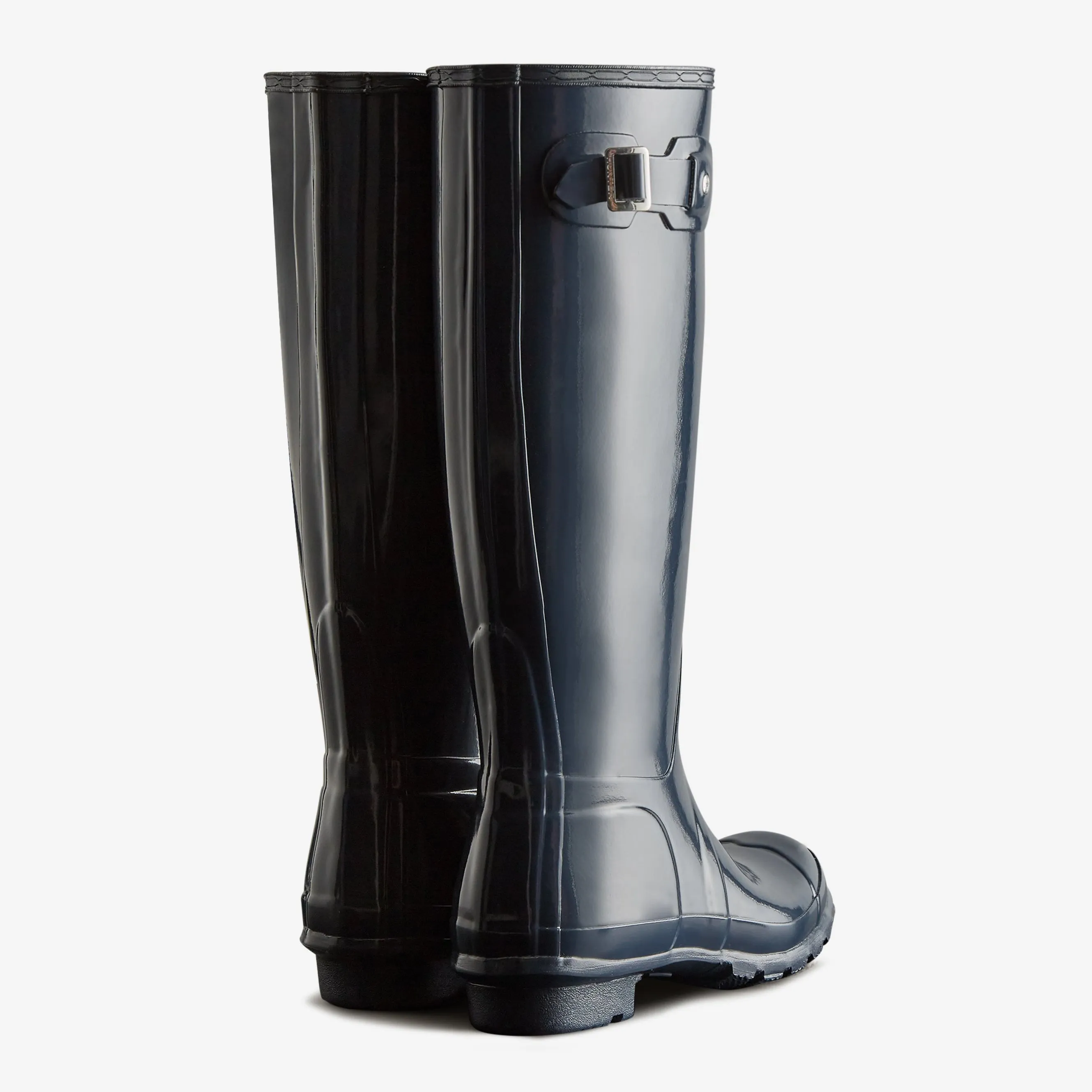 Hunter Women's Original Tall Gloss Wellington Boots in Navy