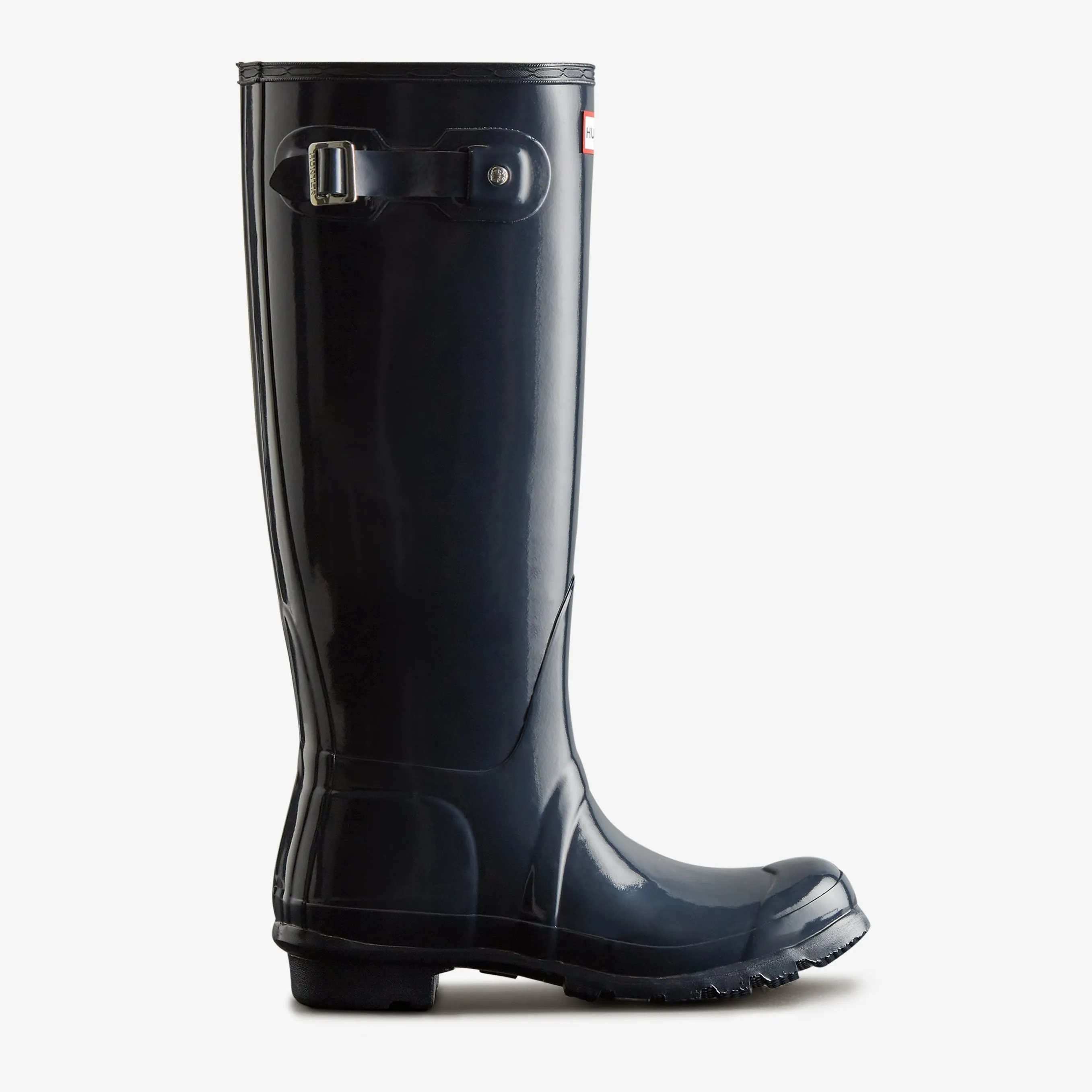 Hunter Women's Original Tall Gloss Wellington Boots in Navy