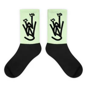 Icy Mint WhatWeSay LOGO Socks