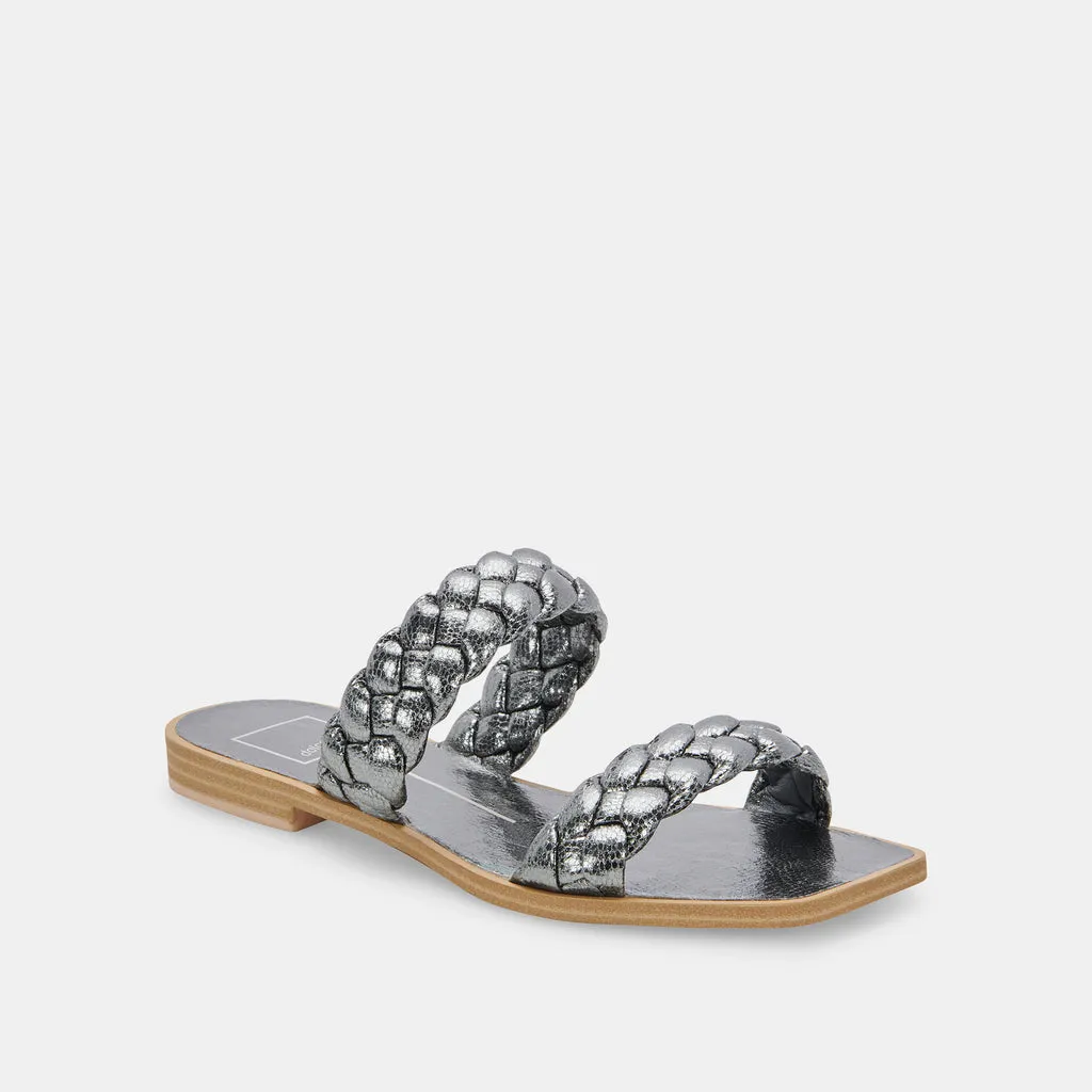 INDY SANDALS GRAPHITE METALLIC STELLA– Dolce Vita 6823437959234