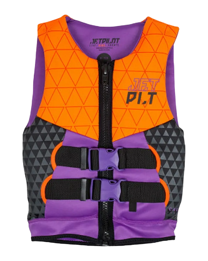 Jetpilot The Cause F/E Youth Neo Vest - Orange Level 50 - 2023