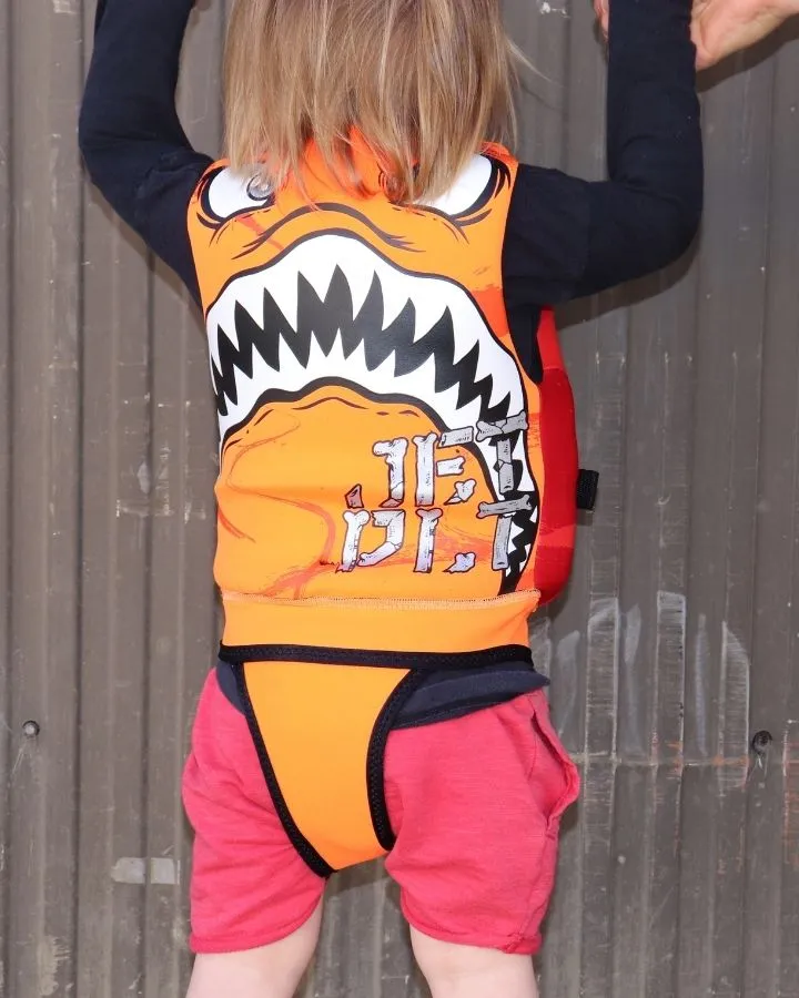 Jetpilot The Cause F/E Youth Neo Vest - Orange Level 50 - 2023