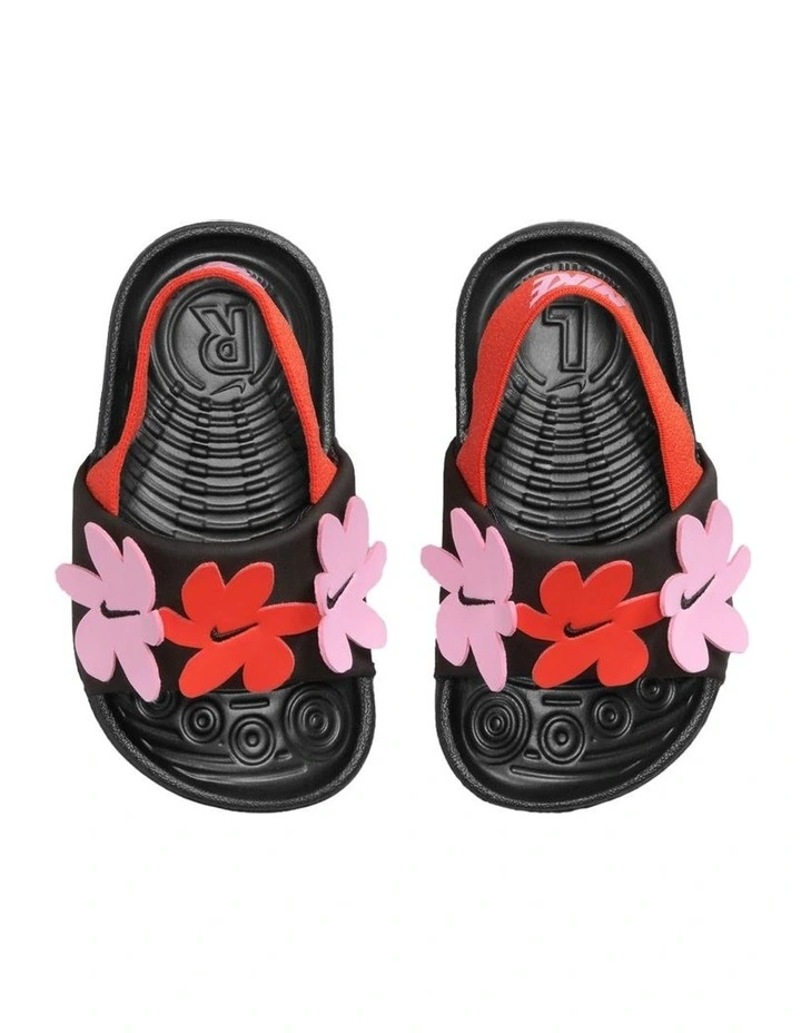 Kawa Infant Beach Sandals in Blk/White