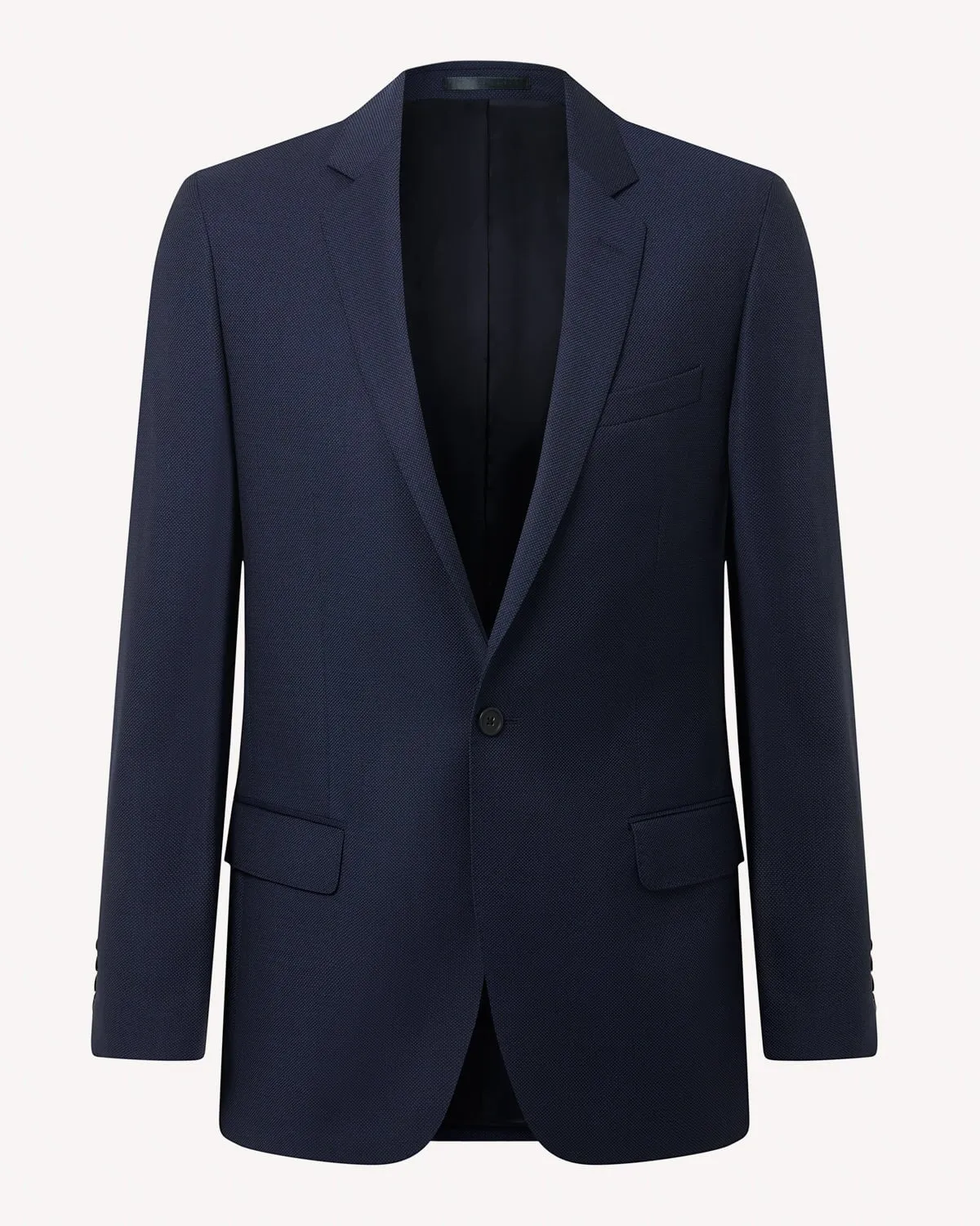 Kilgour SB1 KG Single Breasted Birdseye Suit Navy