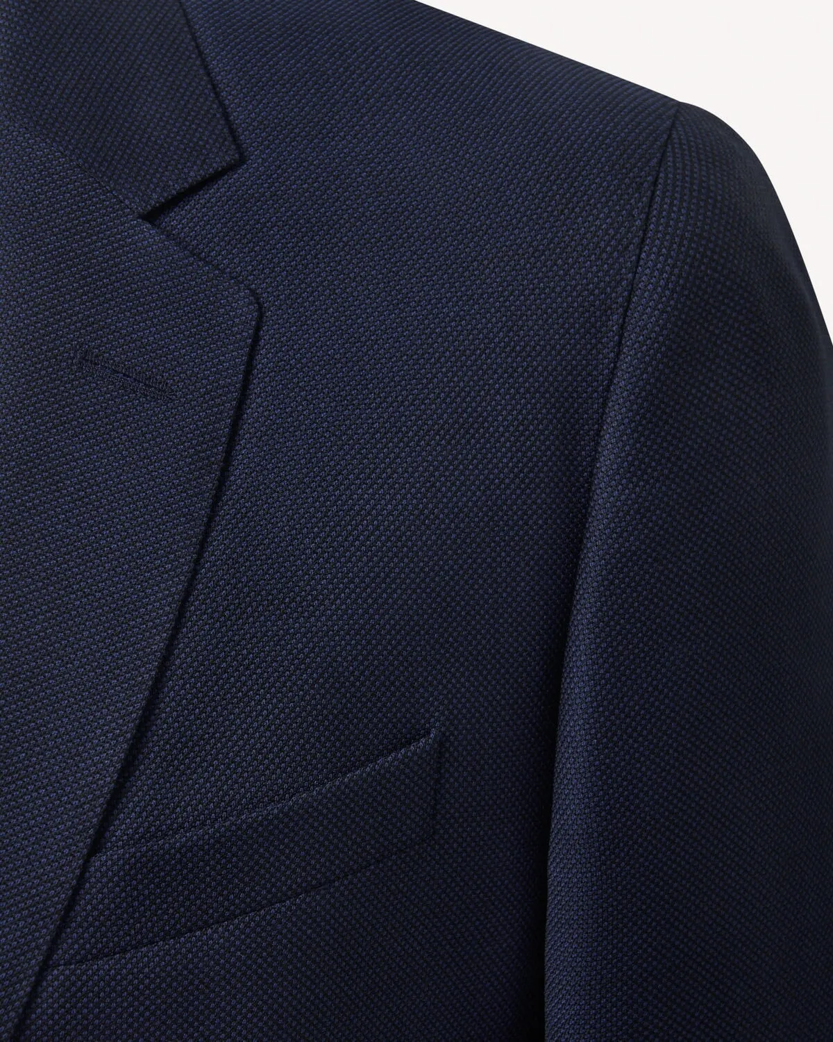 Kilgour SB1 KG Single Breasted Birdseye Suit Navy