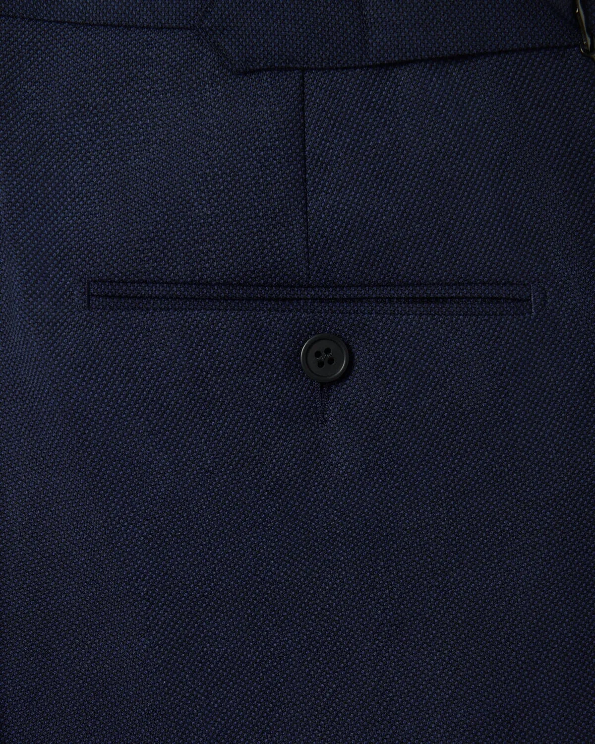 Kilgour SB1 KG Single Breasted Birdseye Suit Navy