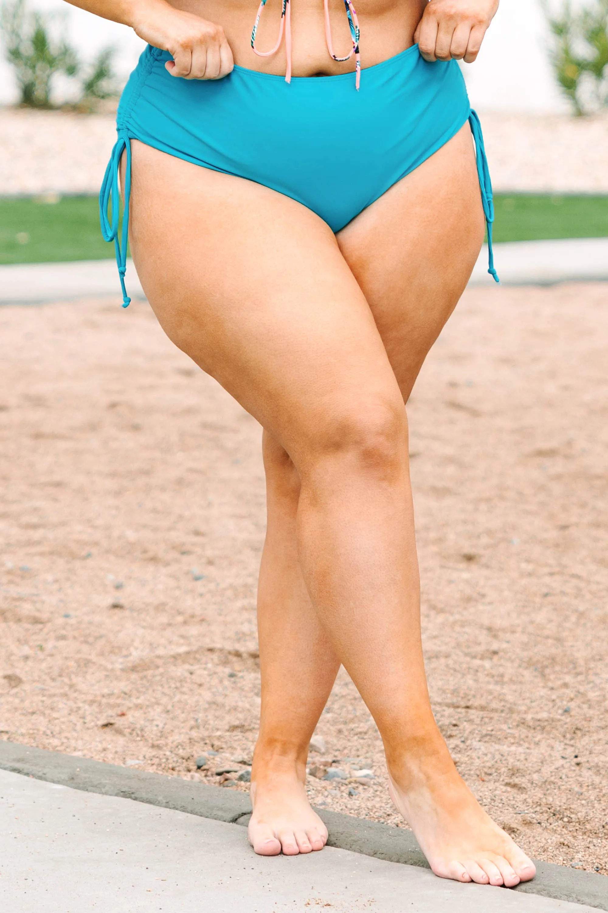 Let's Find Paradise Swim Bottom, Teal