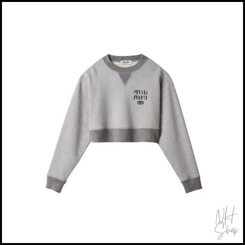 MiuMiu  |Logo Hoodies & Sweatshirts