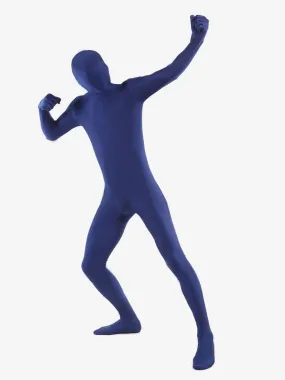 Morph Suit Navy Blue Lycra Spandex Fabric Zentai Suit Unisex Full Body Suit