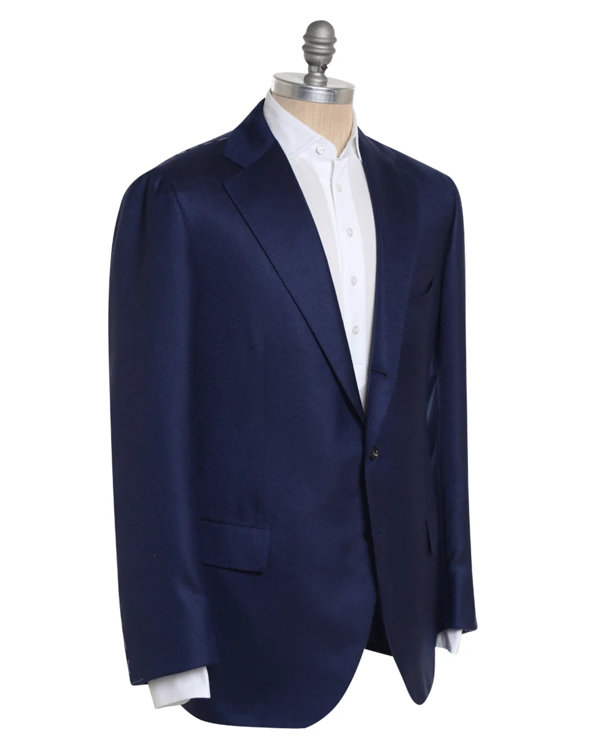 Navy Cashmere Blend Textured Sportcoat