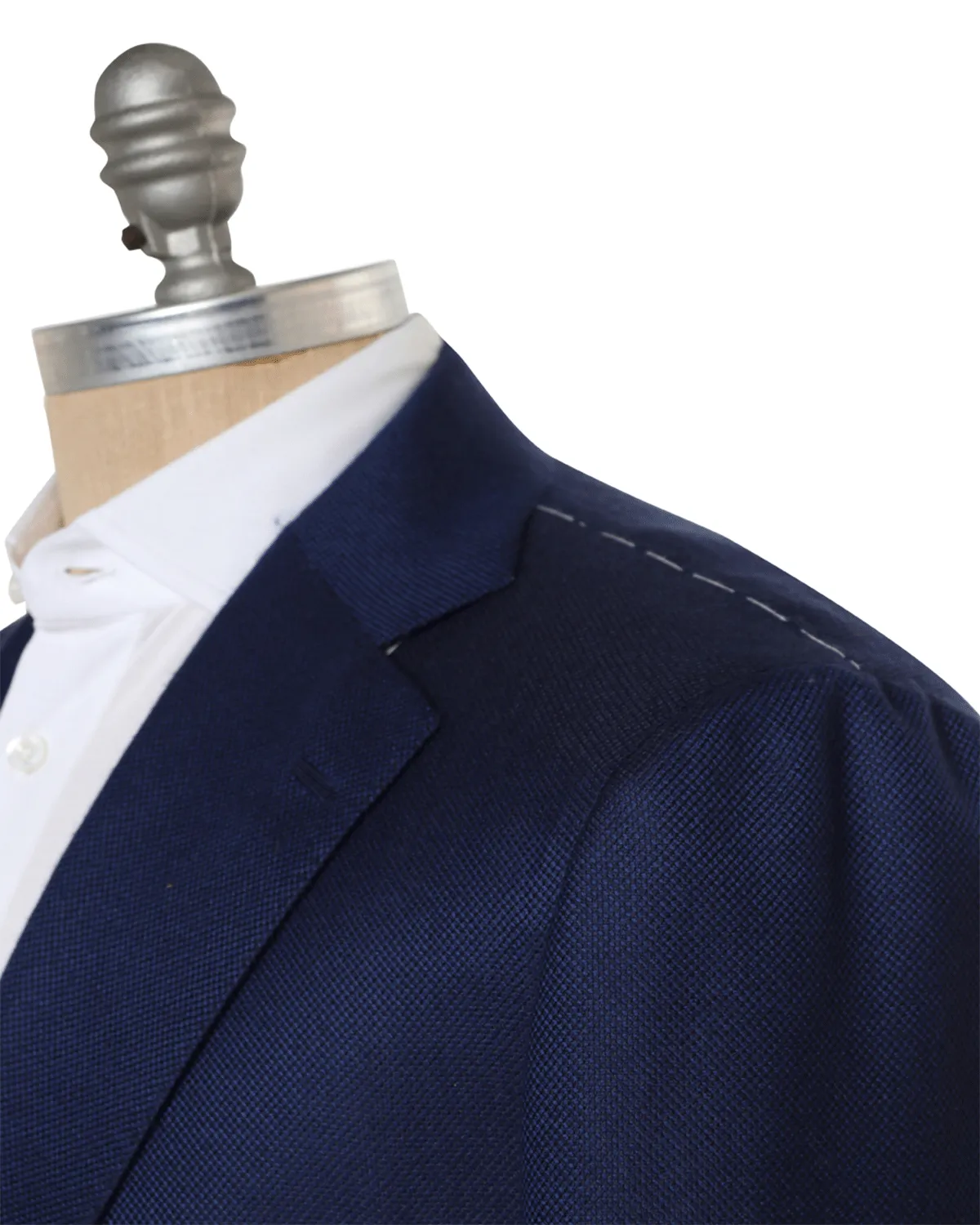 Navy Cashmere Blend Textured Sportcoat